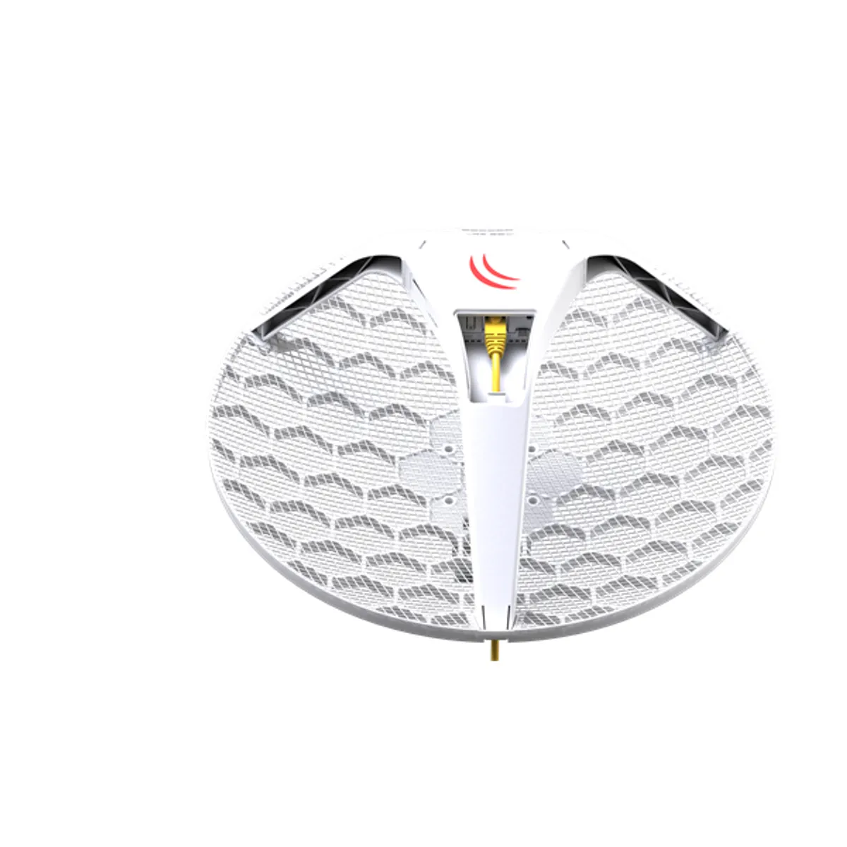 MikroTik RBLHG5kit 1x10/100 LAN port 2x2 5GHz 24.5 dBi 25fokos integrált rádió CPE/antenna 3db/csomag #3