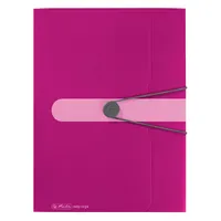 Herlitz Easy orga to go PP A4 málna gumis mappa #1