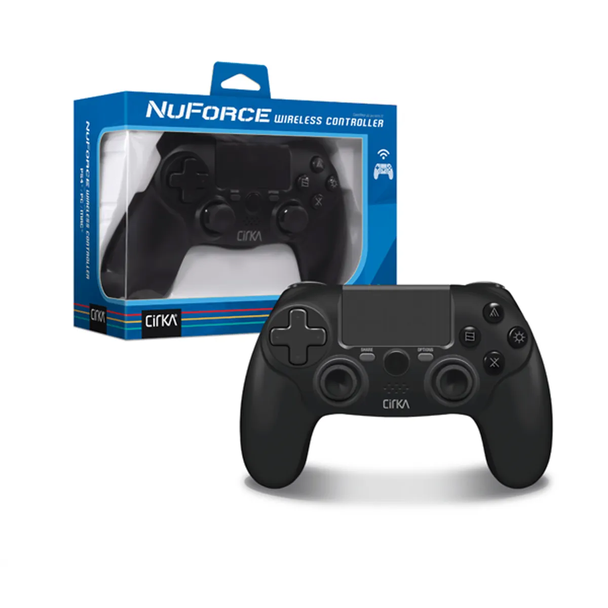 Cirka M07526-BK NuForce PS4/PC/Mac vezeték nélküli fekete kontroller #1