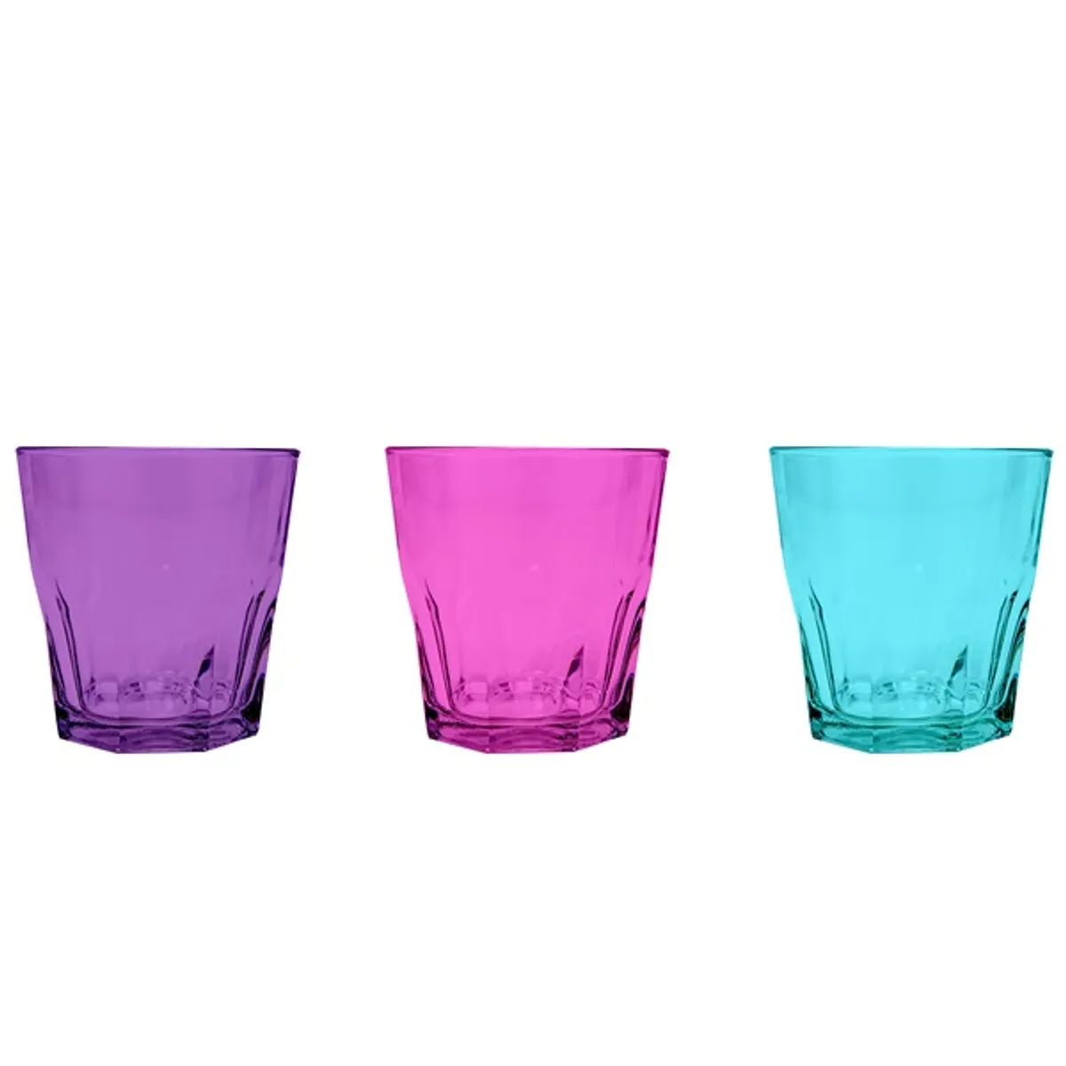 IRIS színes üveg pohár 245ml, lila, rózsaszín vagy kék színben 131607-001 #1