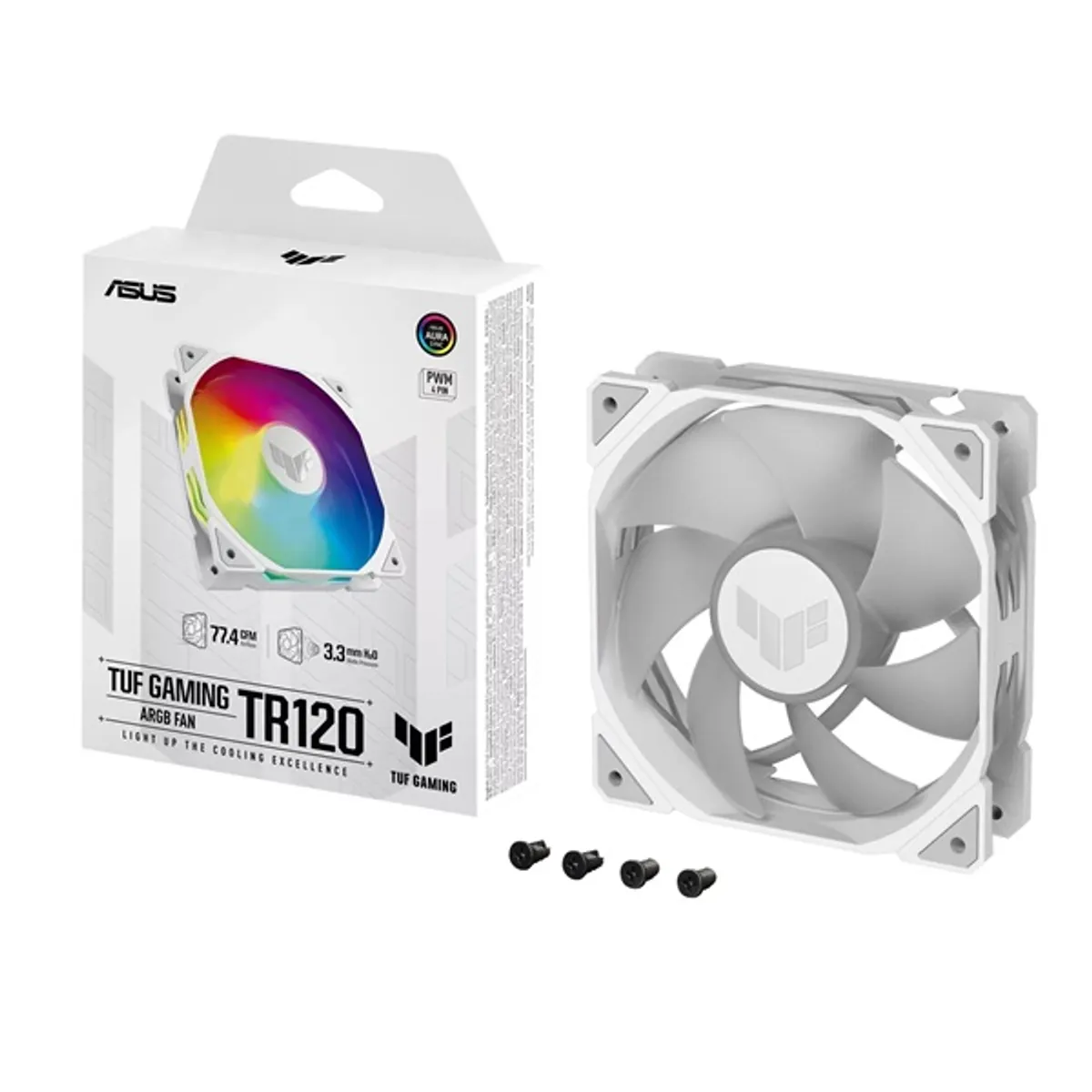 ASUS TUF GAMING TR120 FAN ARGB fehér ventilátor #9