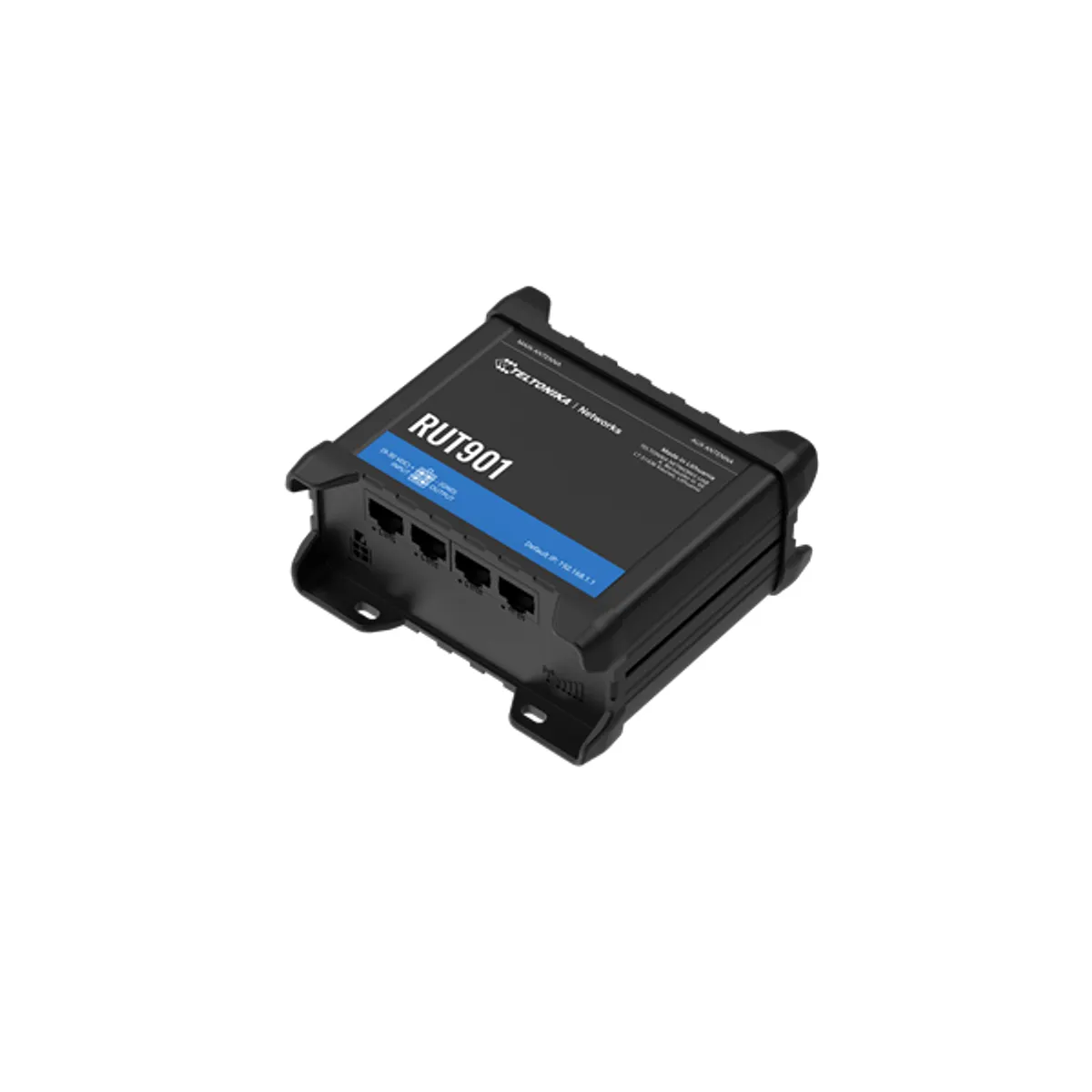 Teltonika RUT901 3x10/100 FE LAN 1x10/100FE LAN/WAN 2xminiSIM slot 2,4GHz WiFi 4G/LTE CAT4 Vezeték nélküli ipari router #3