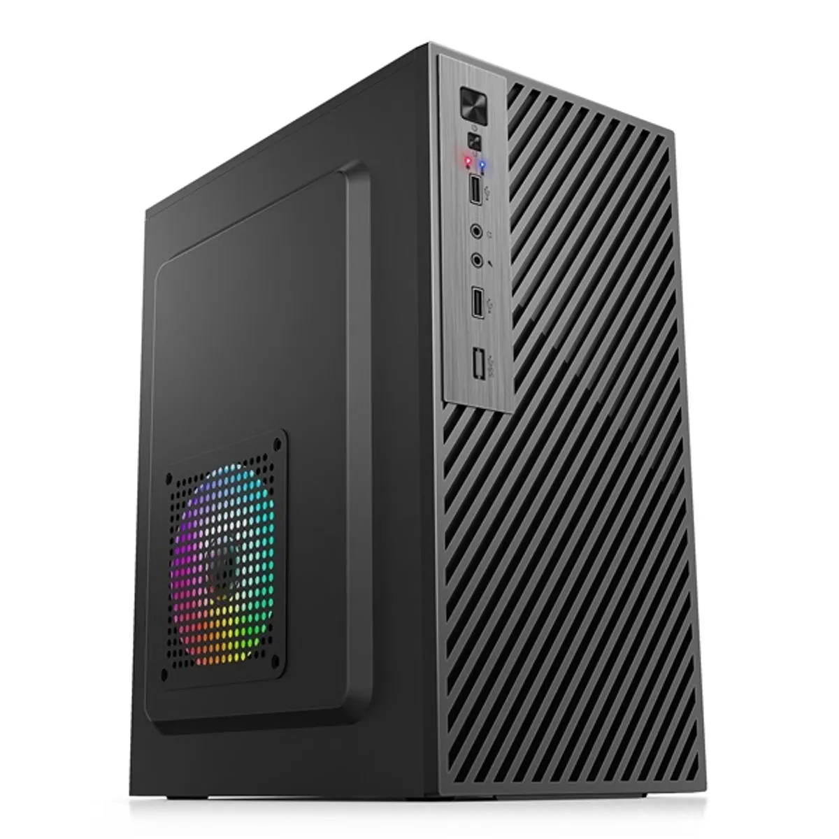 IRIS Q2517 fekete (táp nélküli) mATX számítógépház #1