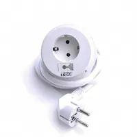 TOO GPS-202-1W IP20, 1x 2P+F, kábelkivezetéssel, fehér asztalba süllyeszthető elosztó #3