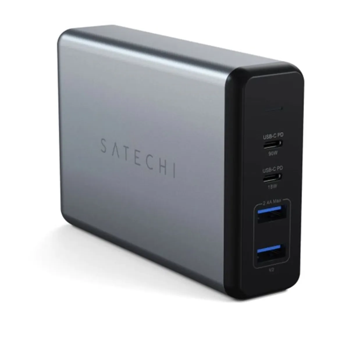 Satechi ST-TC108WM 108W 2xUSB/2xType-C asztroszürke töltő #1