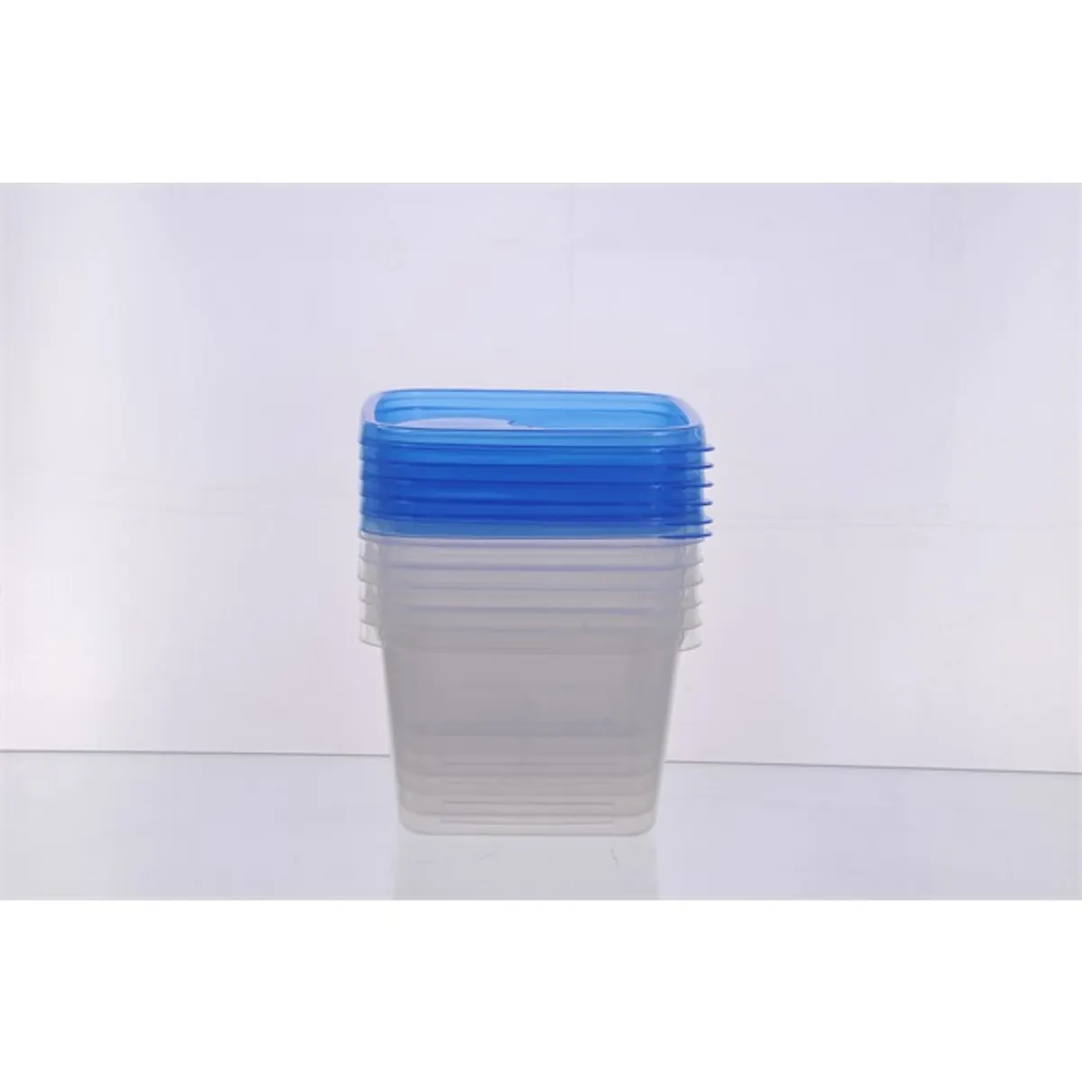 TOO KT-152 6 db-os négyzetes 1.000ml-es ételtároló doboz szett #1