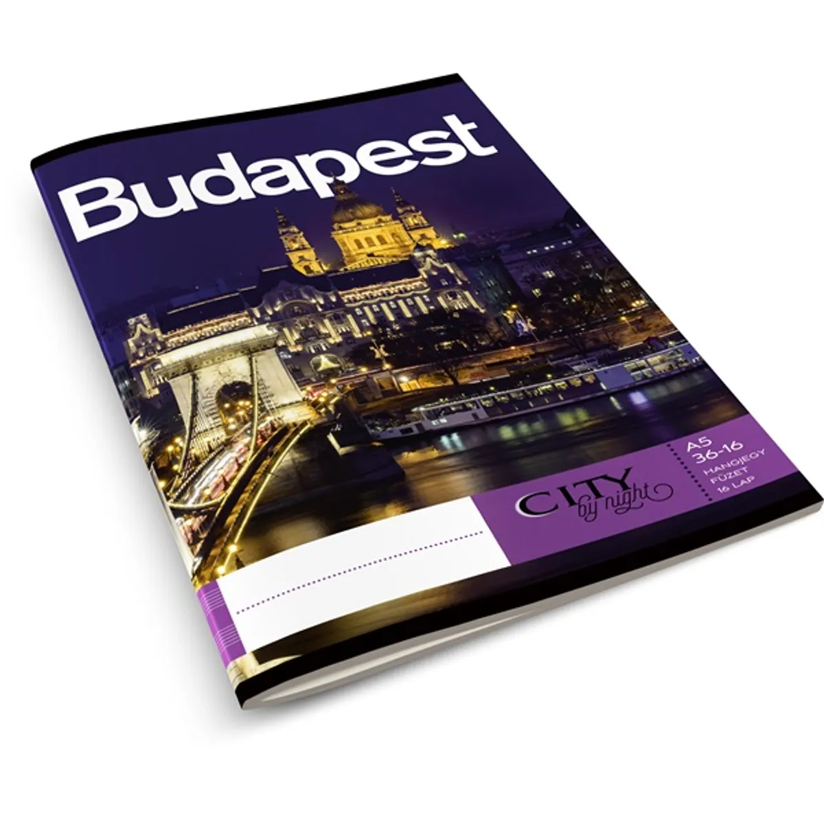 Absolut City By Night A5 36-16 hangjegyfüzet #1