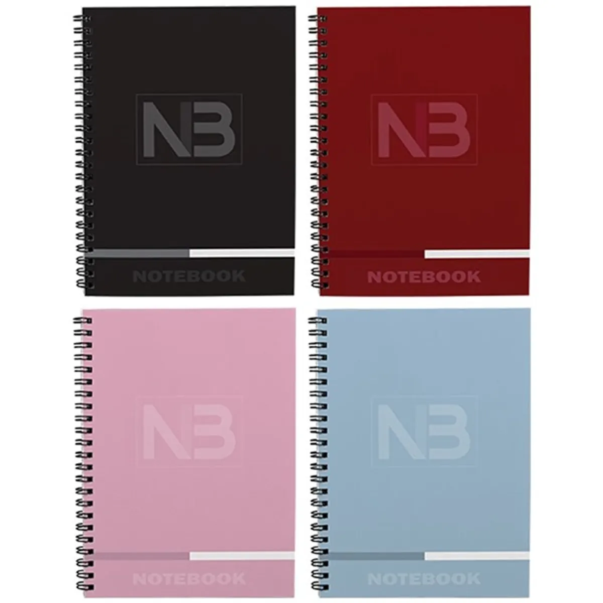 TC Notebook 3 A4 120 lapos osztott (2x40 vonal+1x40 kockás) spirálfüzet #1