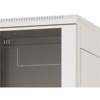 Triton 19" 27U 800x1000 mm Biztonsági üvegajtóval, teherbírás 800kg, fekete álló rack szekrény #2