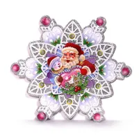 Iris 3D hópehely mintás/25x29cm 2db karton dekoráció #1