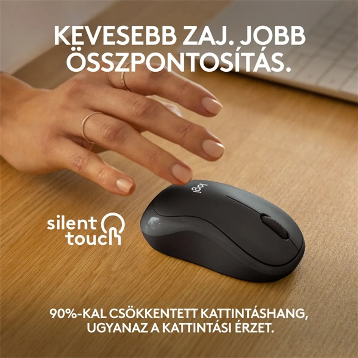 Logitech M240 Silent Bluetooth fekete egér #8