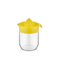 IRIS C-00136 Fresia citromfacsaró üveg tárolóval 425ml, narancs vagy citromsárga színű