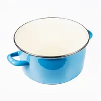 TOO LINE BLUE 2,9 literes, 20cm átmérő, 10cm magasságú lábas (fazék) üveg fedővel #3