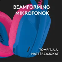 Logitech G435 Lightspeed Wireless kék gamer headset #4