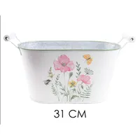 IRIS bádog kaspó ovál+2fül #1