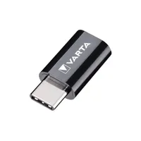 Varta 57945101401 microUSB - Type C fekete adapter #3