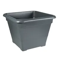 FLAIR Sydney 61304 antracit 30x30 cm szögletes virágcserép #2