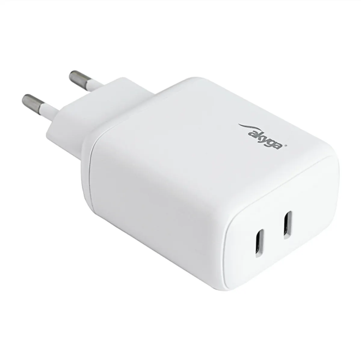 Akyga 2x USB-C PD 5-12V / max. 3A 40W Quick Charge 3.0 gyorstöltő #1