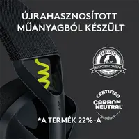 Logitech G435 Lightspeed Wireless fekete gamer headset #7