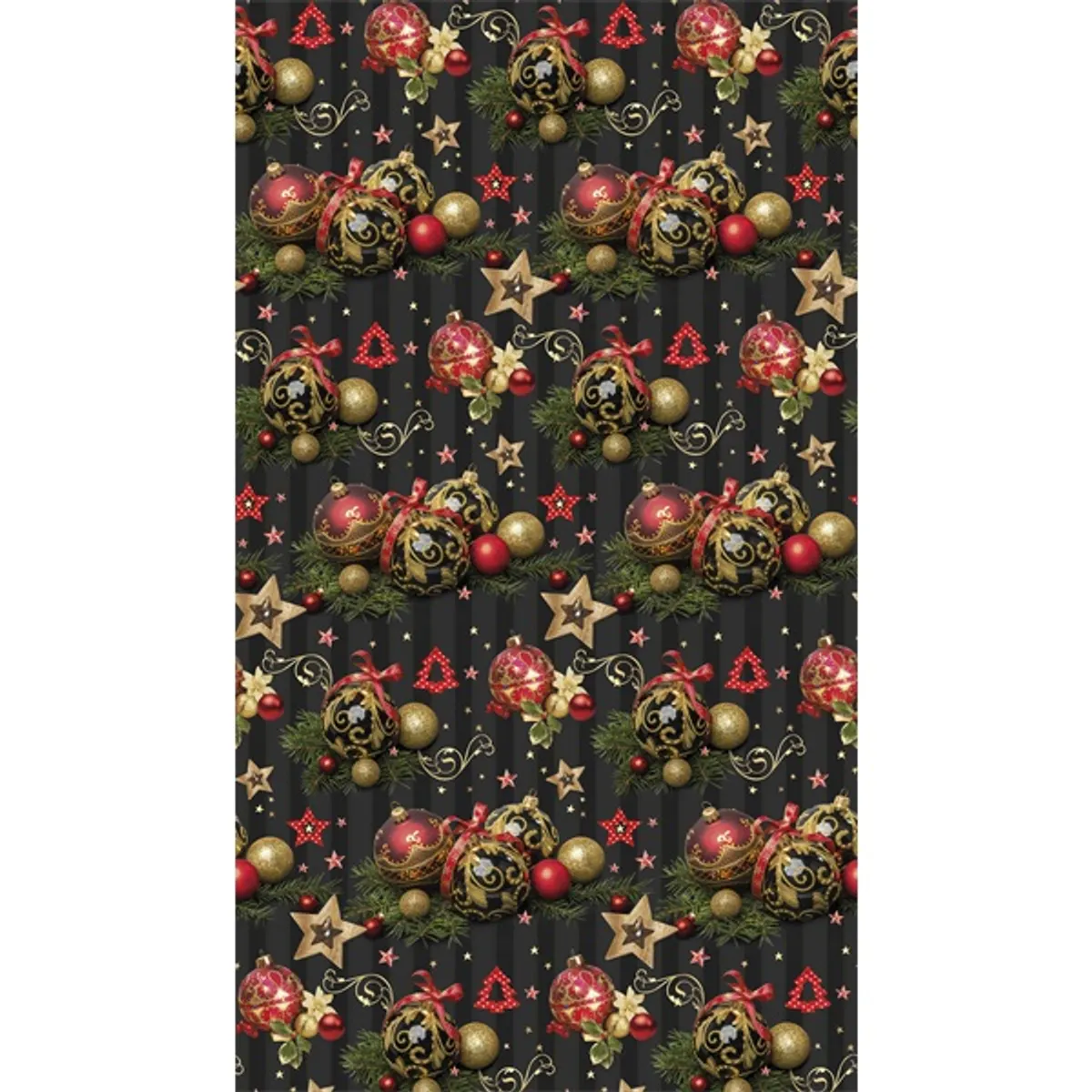 IRIS Karácsonyi tekercses csomagolópapír,  200x70cm, különböző mintákkal, 60g/m2 #8