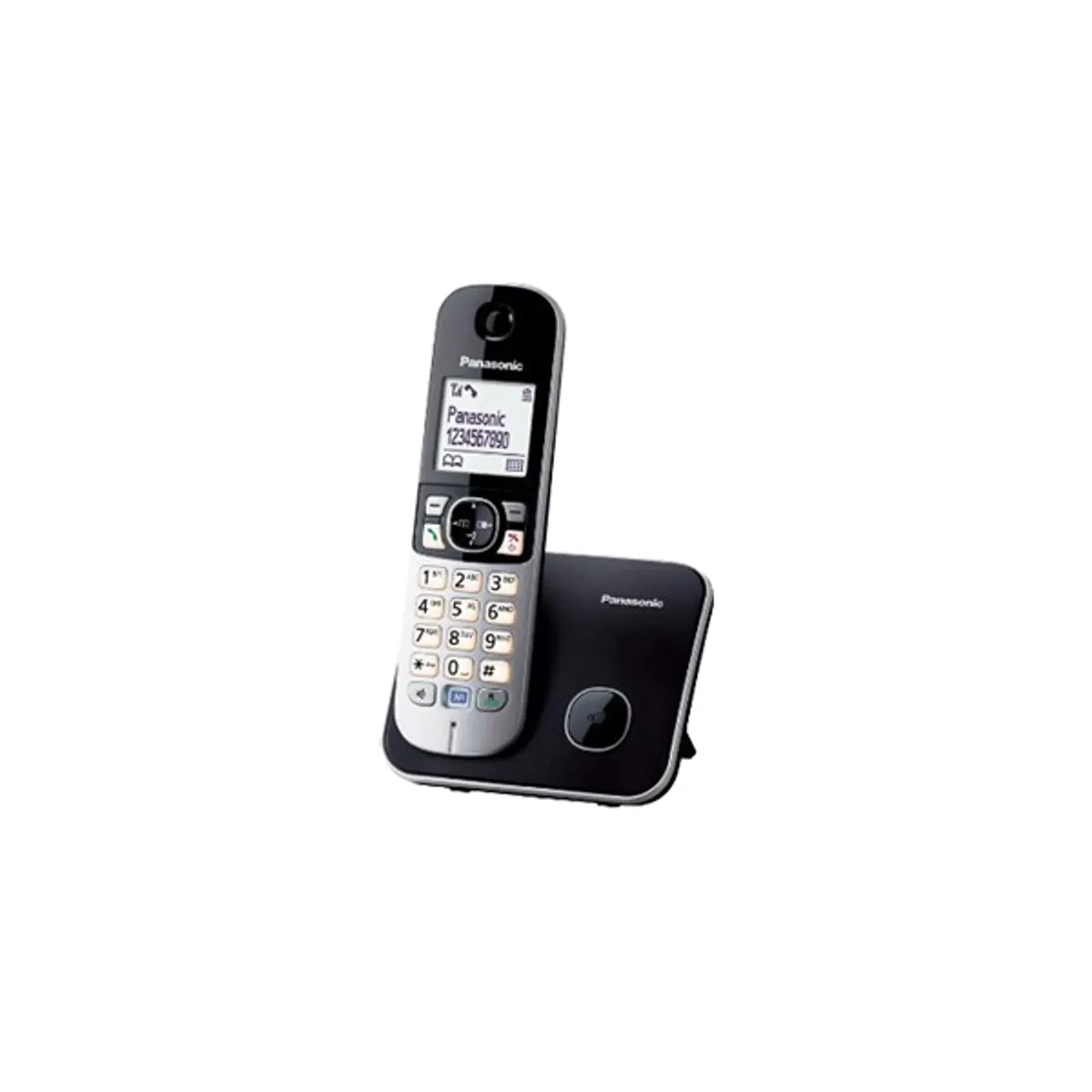 Panasonic KX-TG6811PDB fehér háttérvil. kihangosítható hívóazonosítós fekete dect telefon #1