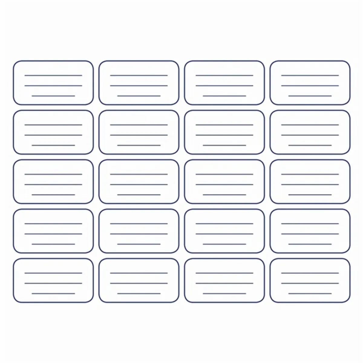 Herlitz 20db-os iskolai etikett #1