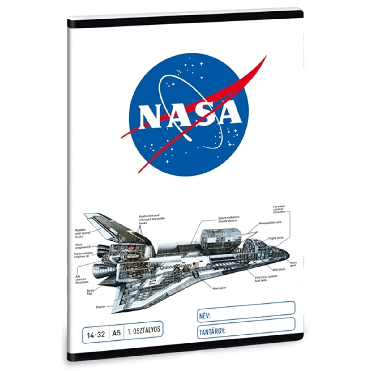Ars Una Nasa-1 5063 A5 14-32 1.osztályos füzet #1