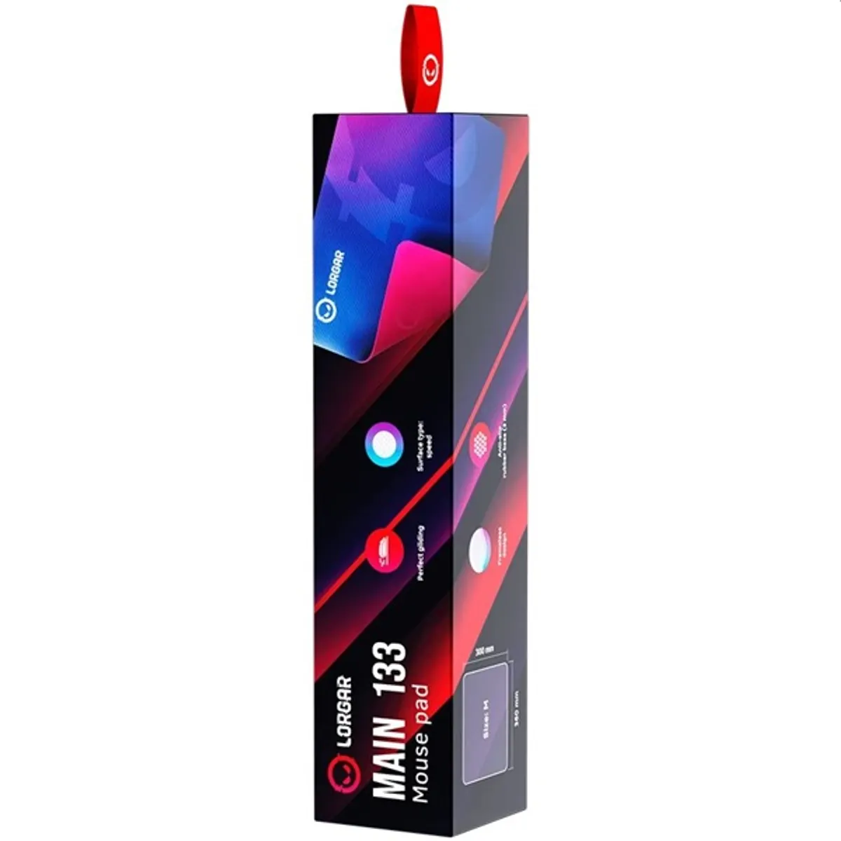 Lorgar Main 133 360x300x3mm lila egérpad #7