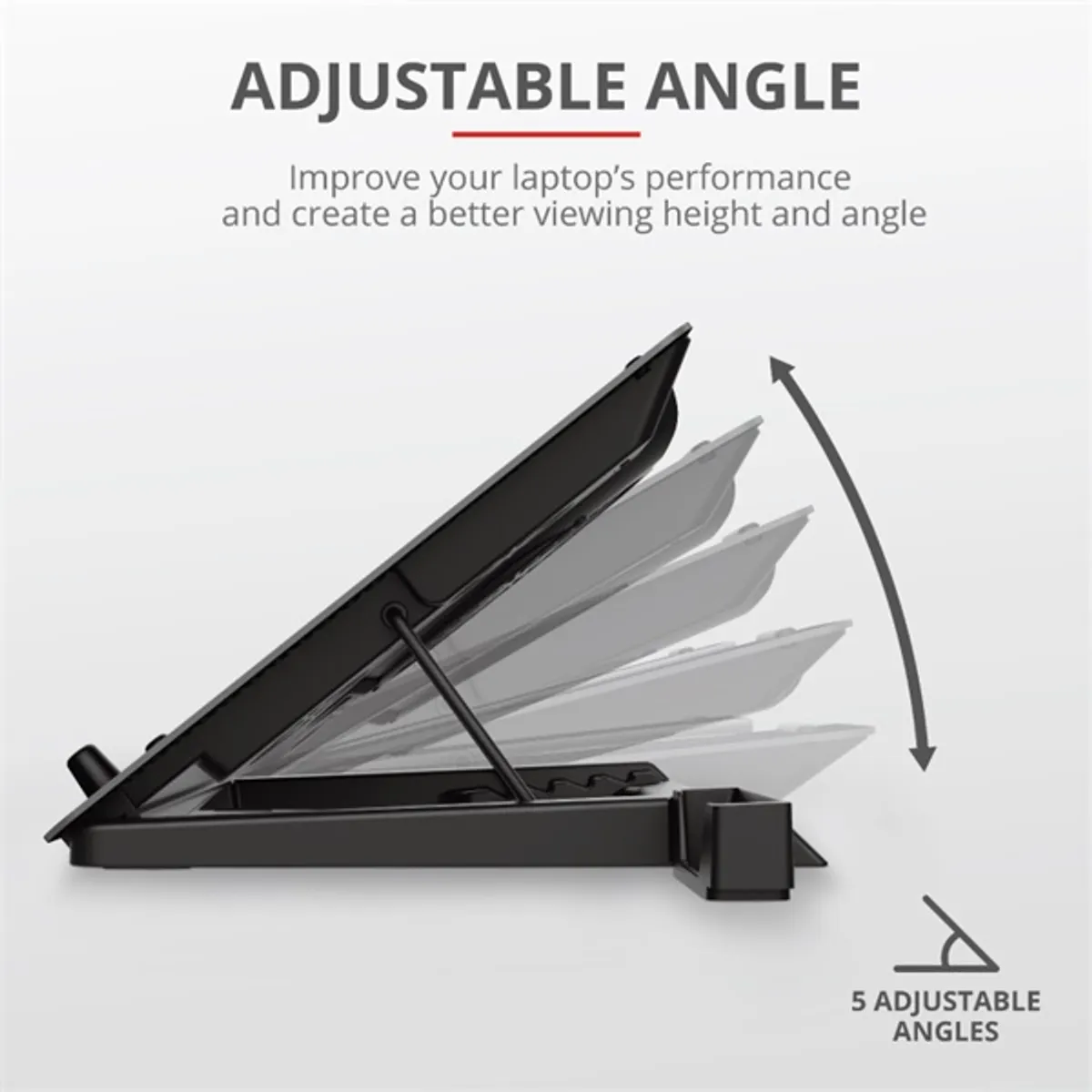 Trust GXT 1125 Quno Notebook Cooling Stand gamer hűtőpad #2