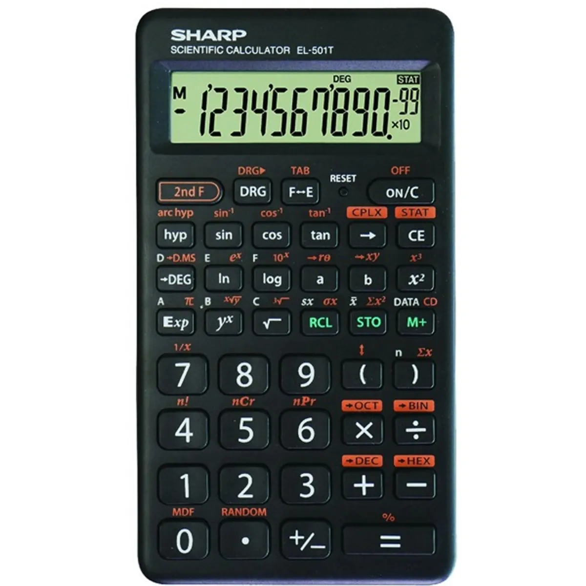 Sharp EL-501TBWH 146 funkciós tudományos számológép #1