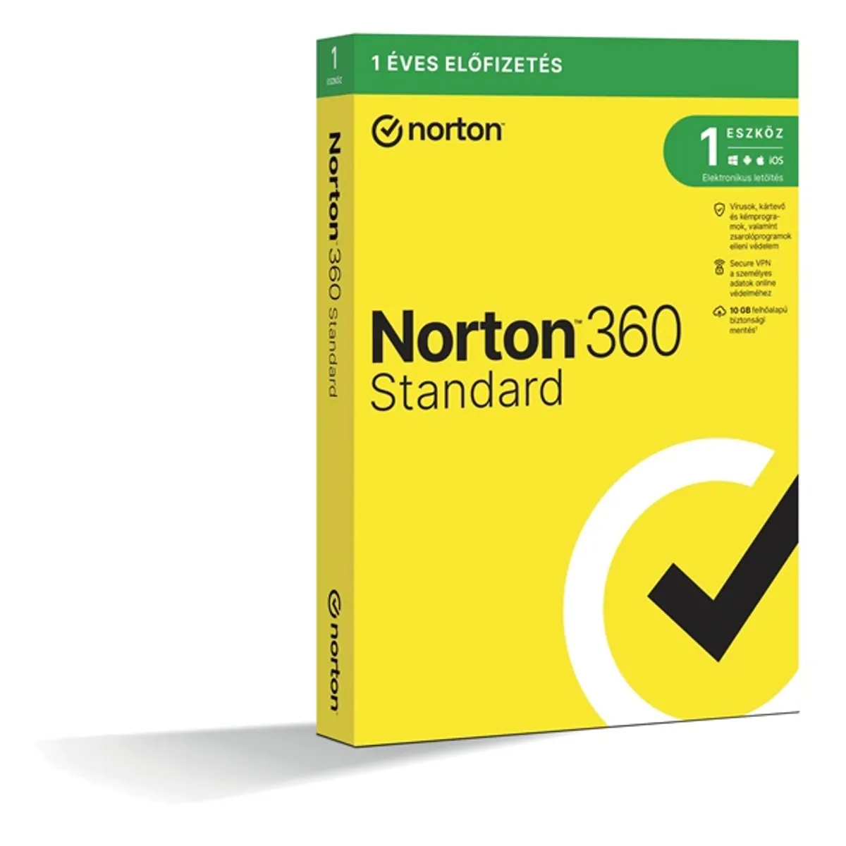 Norton 360 Standard 10GB HUN 1 Felhasználó 1 gép 1 éves dobozos vírusirtó szoftver #1