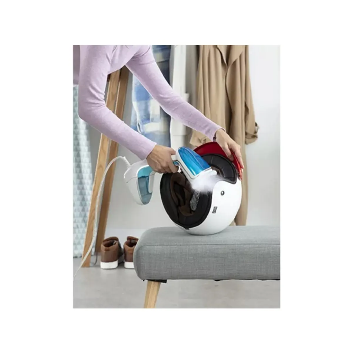 Tefal DT9530E1 Pure Tex kék-fehér kézi ruhagőzölő #6