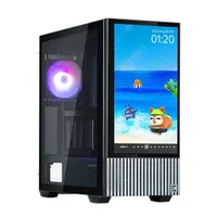 Zalman Z10 DS fekete (táp nélküli) 15" LED Kijelzős ablakos ATX ház #2