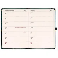 Realsystem 2026 Purple Flowers 5414 13x21 cm gumipántos agenda/notesz #2