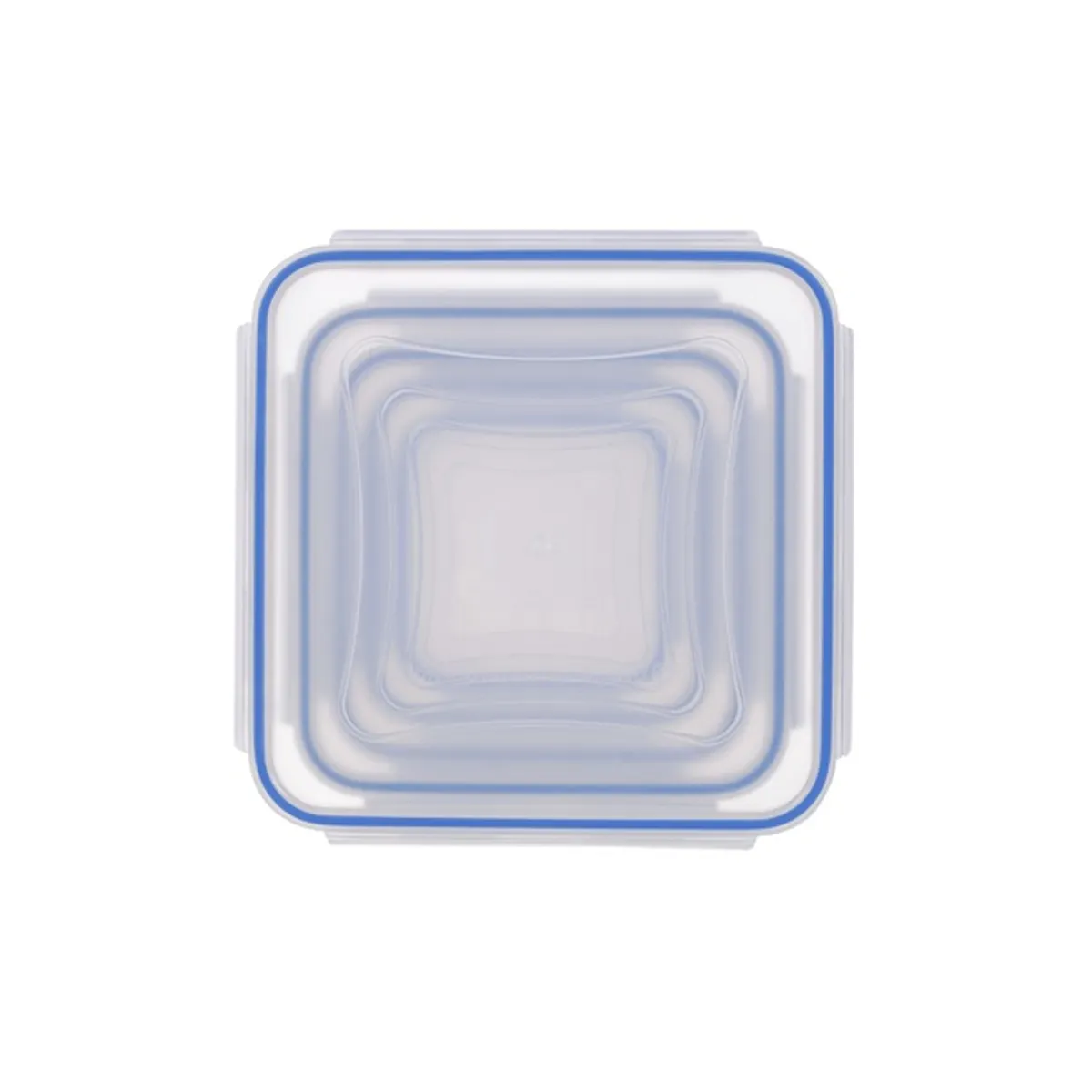 TOO KT-141 5 db-os négyzet ételtároló doboz szett 400ml+700ml+1.200ml+2.000ml+3.000ml #2