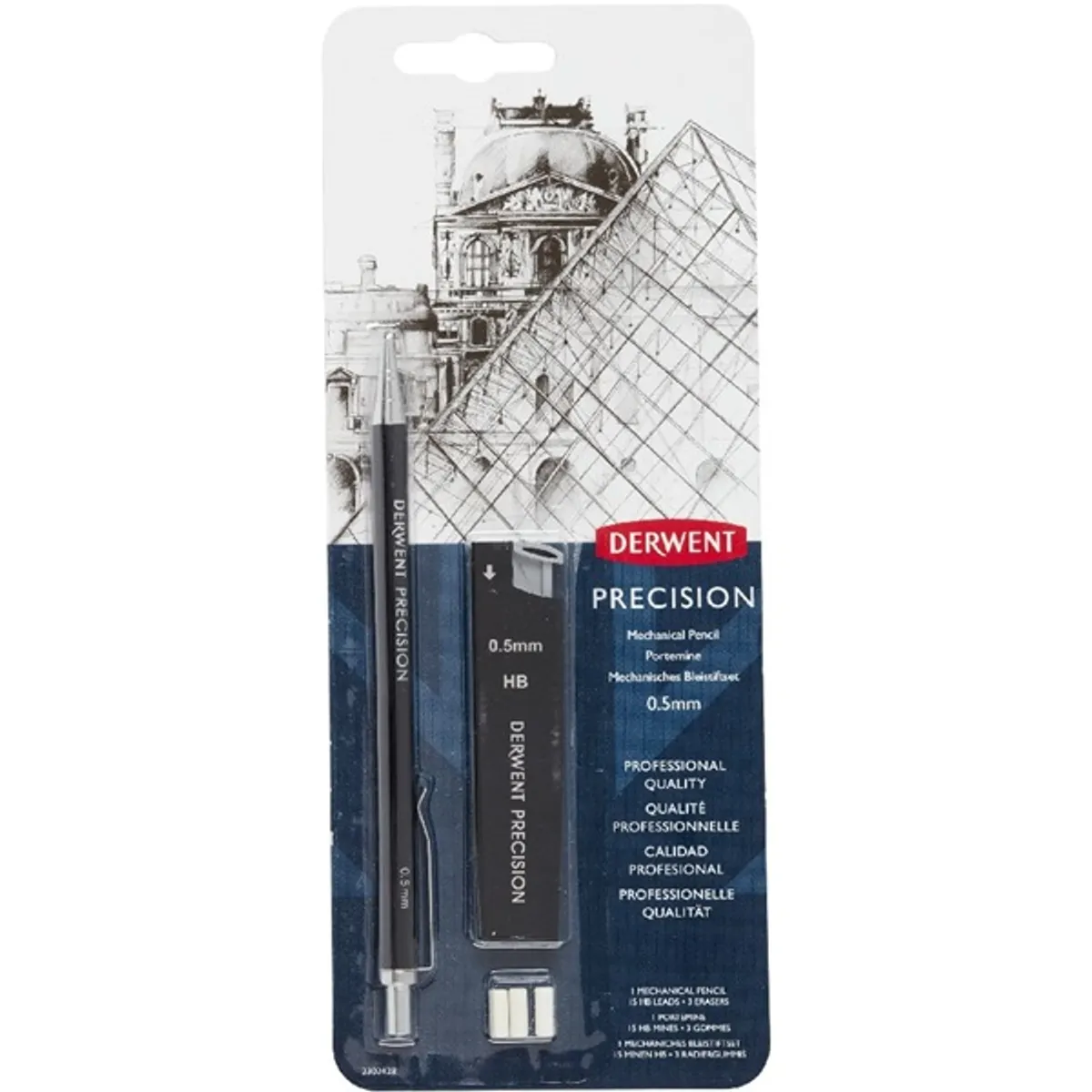 Derwent Precision 0,5mm HB nyomósirón szett #1