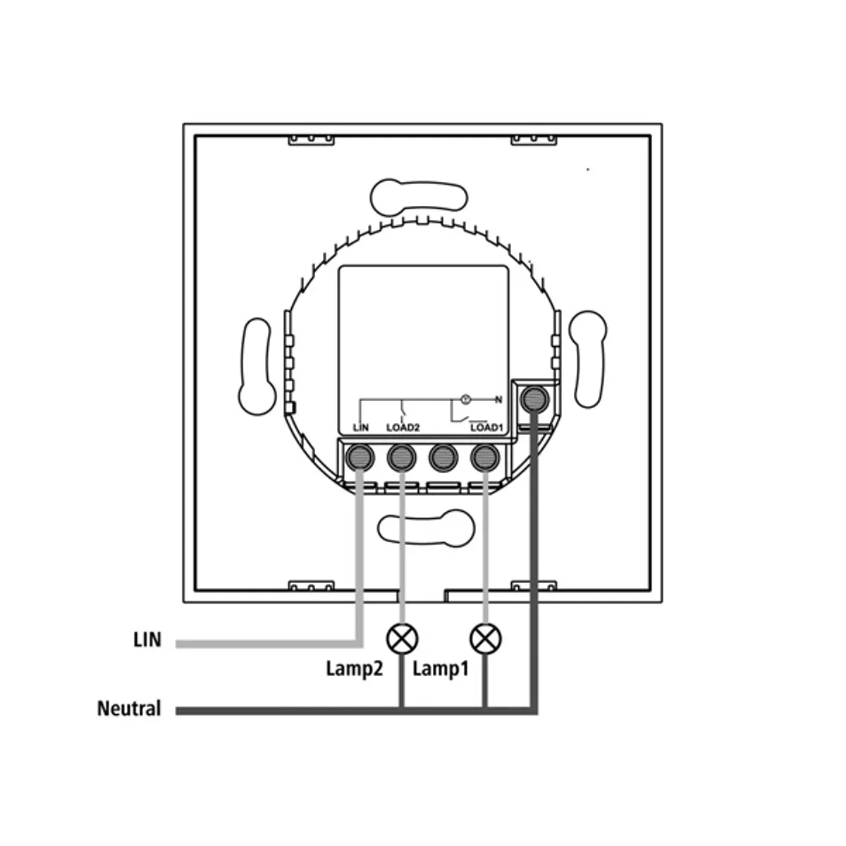 Hama 176551 okos WiFi beépíthető fali kapcsoló #2