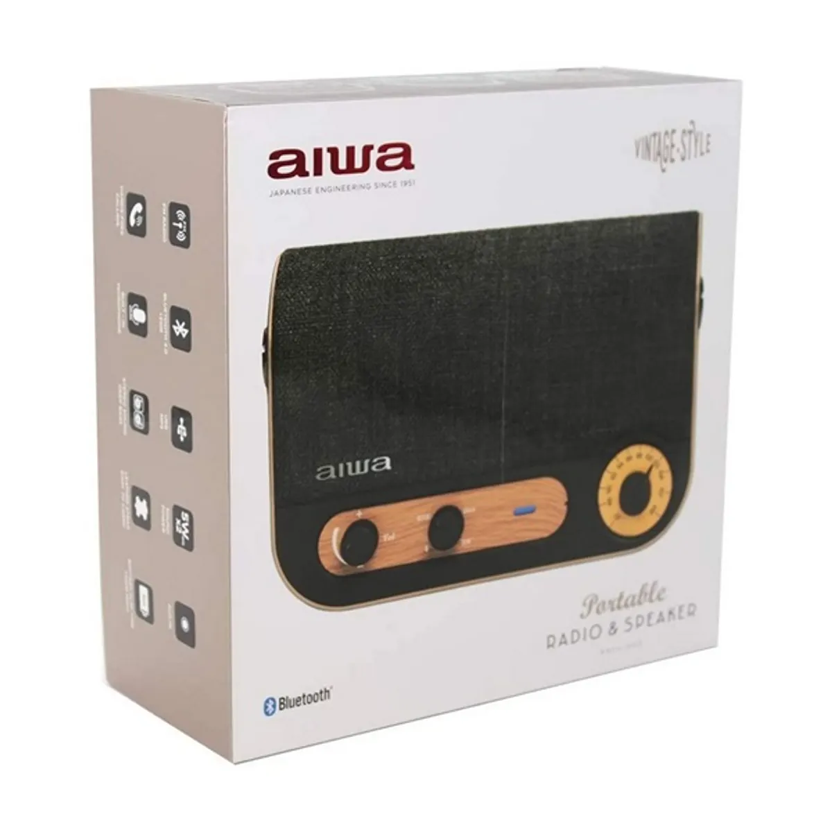 Aiwa RBTU-600 Vintage Bluetooth hordozható rádió #5