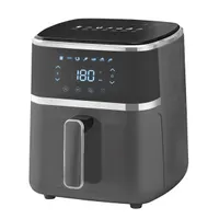 TOO AF-140B-1400 W fekete 5 L forrólevegős sütő (air fryer/airfryer) digitális vezérléssel