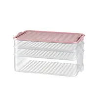 IRIS G-464 EASY-CLICK háromszintes ételtároló szett 2x750ml+1.600ml 15,5x23x12,5cm #1