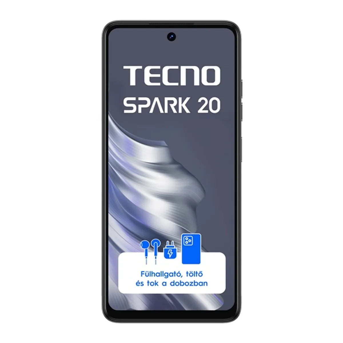 Tecno Spark 20 6,56" LTE 8/256GB DualSIM Gravity Black okostelefon #2