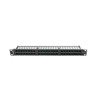 Lanberg PPU5-1048-B 19" 1U 48port Cat.5e UTP árnyékolatlan fekete patch panel #2