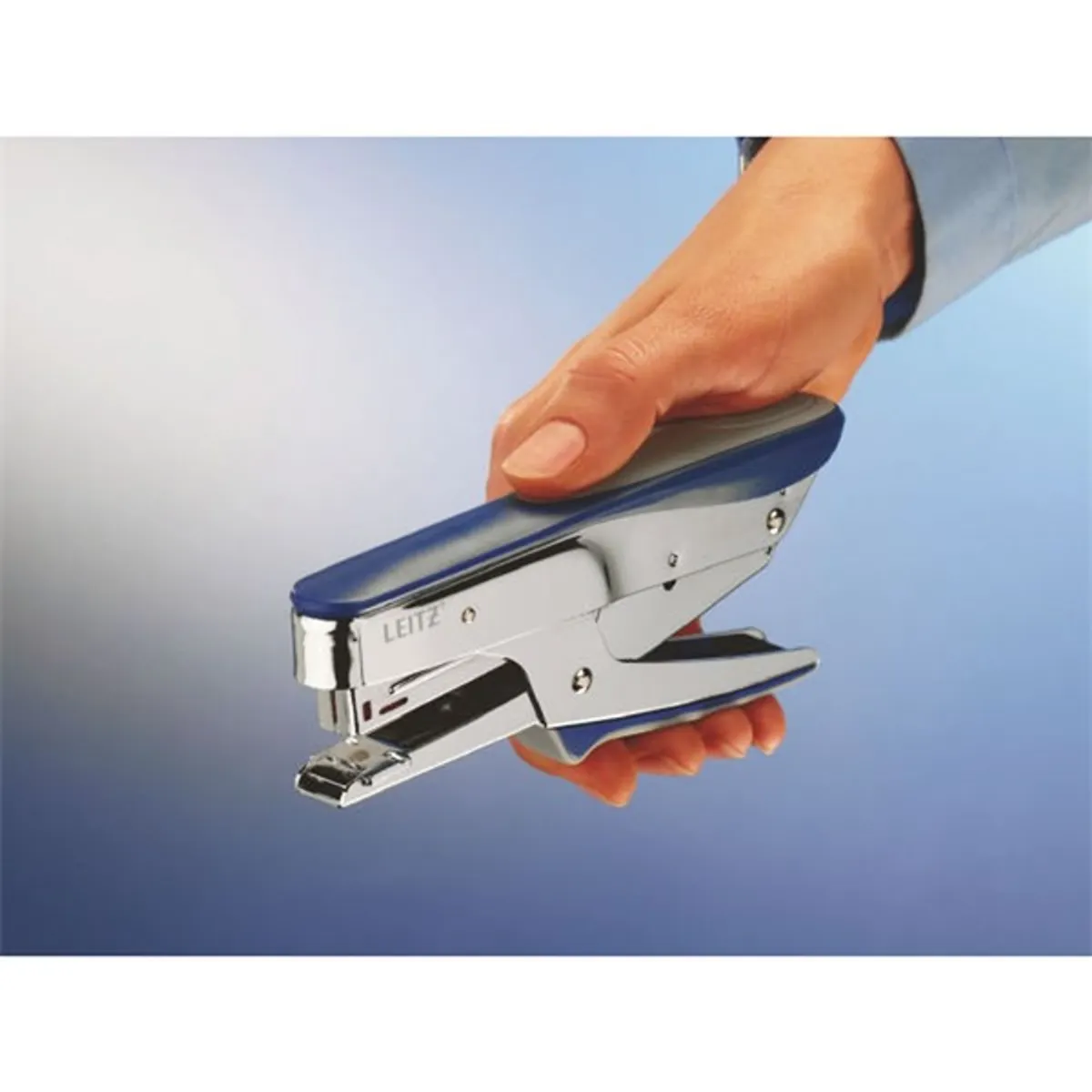 Leitz 5545 elöltöltős kék fűzőgép #3