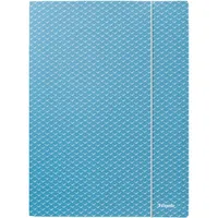 Esselte ColourBreeze karton kék gumis mappa #1