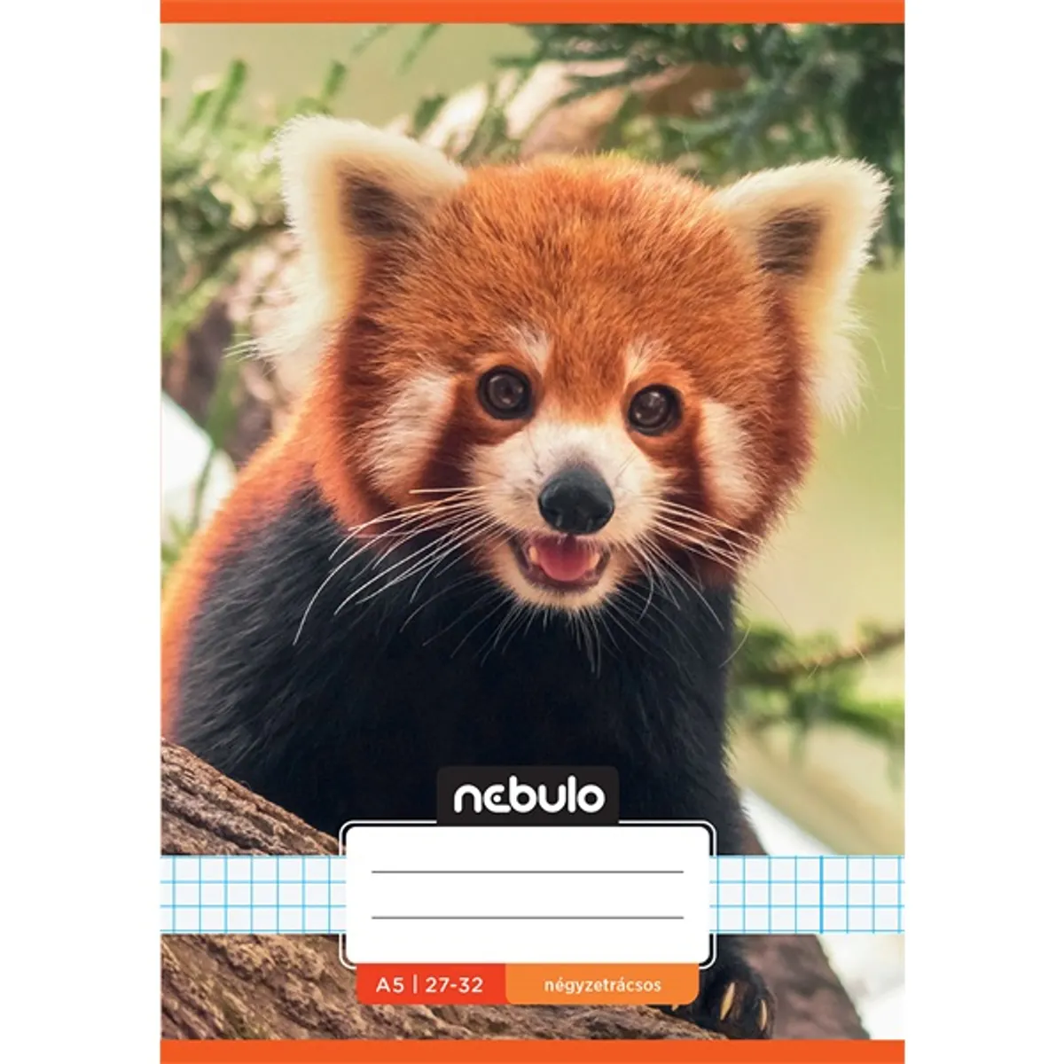 Nebulo Cuki minták II A5 27-32 tűzött kockás füzet #8