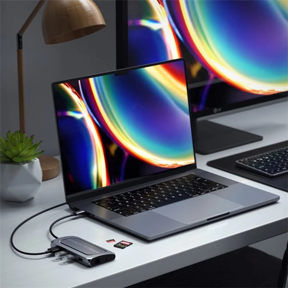 Satechi ST-U4MA3M USB 4 asztroszürke HUB #7