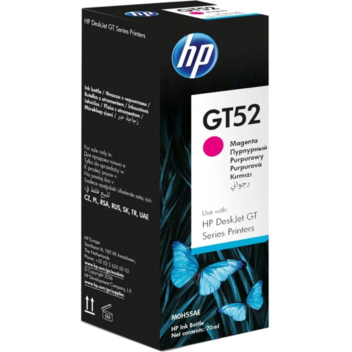 HP M0H55AE (GT52) magenta tinta tartály #1