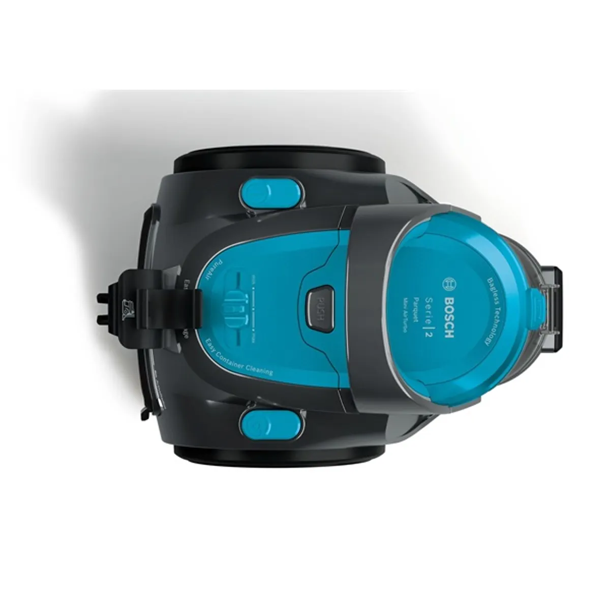 Bosch BGS05X240 Serie2 szürke-türkiz porzsák nélküli porszívó #4