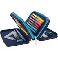 Herlitz Mechanic 3 emeletes 31 részes töltött  tolltartó #2