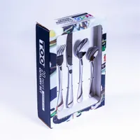 TOO KT-476 Sunday 20 db-os ezüst evőeszköz készlet #2